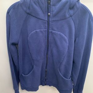 Lululemon blue scuba hoodie